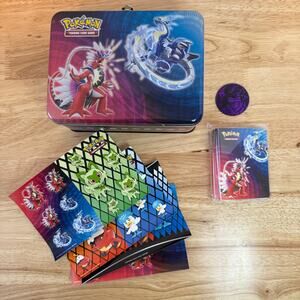Pokémon Scarlet & Violet Collector Chest Lunch Box W Stickers, Coin and Binder